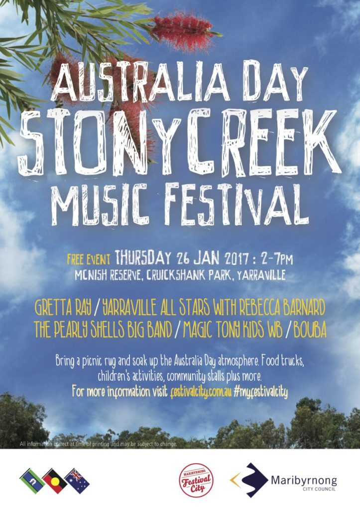 PS Big Band Stoney Creek Festival Aust. day The Pearly Shells